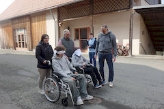 Rollstuhltraining mit Gerhard Maier